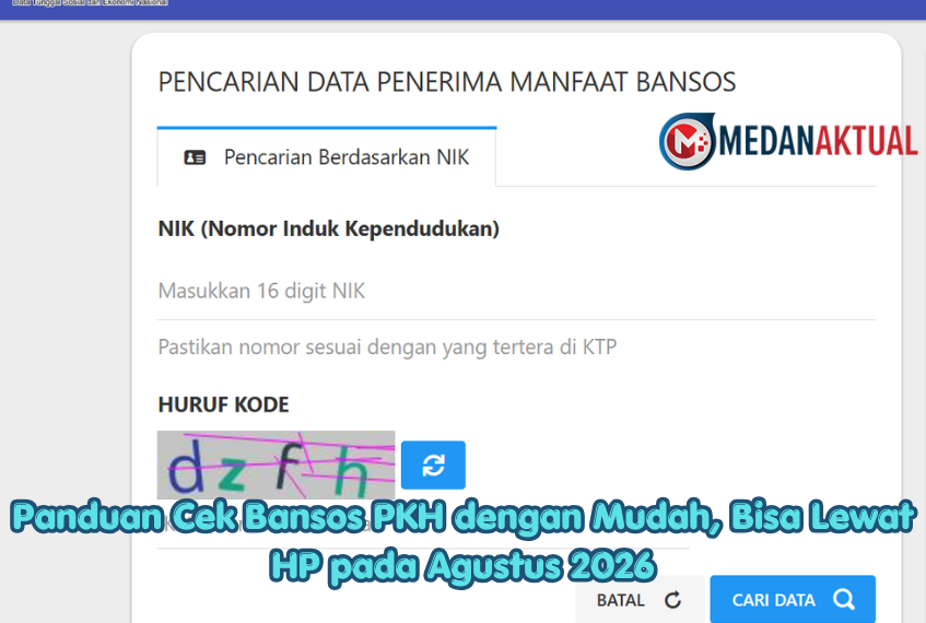 Panduan Cek Bansos PKH dengan Mudah, Bisa Lewat HP pada Agustus 2026