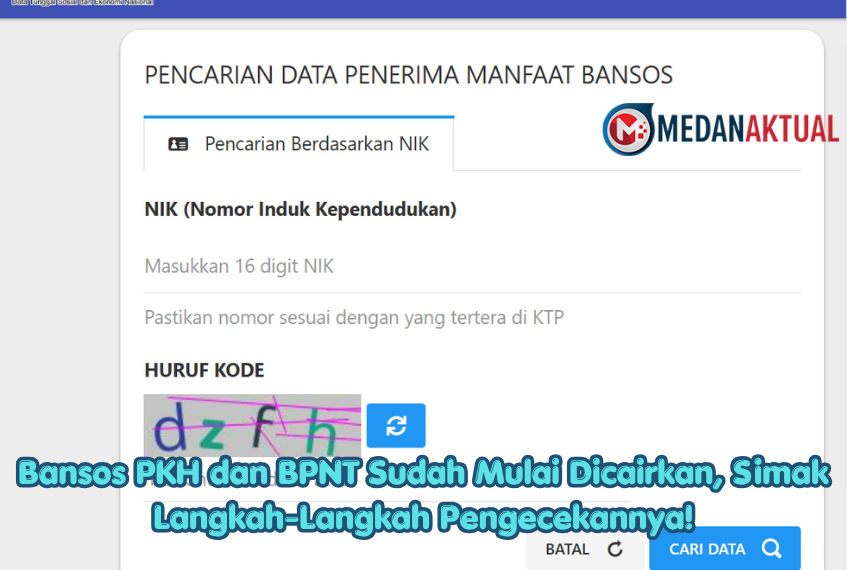 Bansos PKH dan BPNT Sudah Mulai Dicairkan, Simak Langkah-Langkah Pengecekannya!