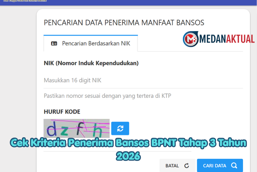Cek Kriteria Penerima Bansos BPNT Tahap 3 Tahun 2026