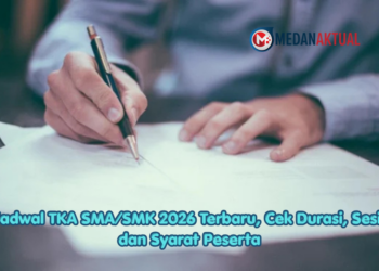 Jadwal TKA SMA/SMK 2026 Terbaru, Cek Durasi, Sesi, dan Syarat Peserta