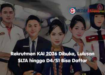 Rekrutmen KAI 2026 Dibuka, Lulusan SLTA hingga D4/S1 Bisa Daftar