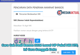 Cara Cek Desil Bansos 2026 Lewat HP Pakai NIK KTP, Ini Cara Sanggah Data