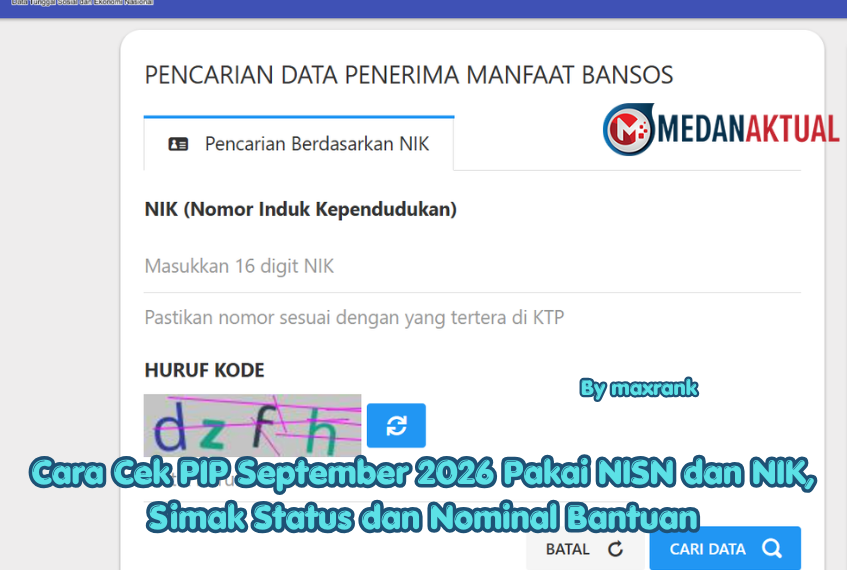 Cara Cek PIP September 2026 Pakai NISN dan NIK, Simak Status dan Nominal Bantuan