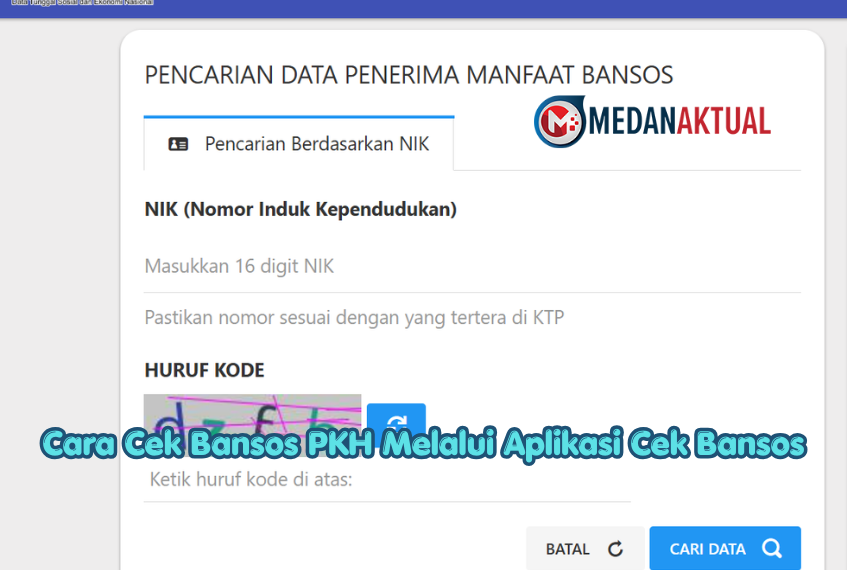 Cara Cek Bansos PKH Melalui Aplikasi Cek Bansos