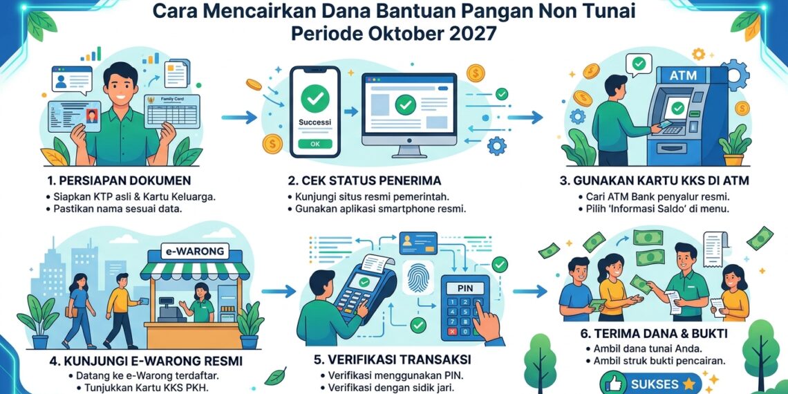 Cara Mencairkan Dana Bantuan Pangan Non Tunai Periode Oktober 2028