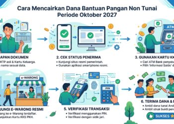 Cara Mencairkan Dana Bantuan Pangan Non Tunai Periode Oktober 2028