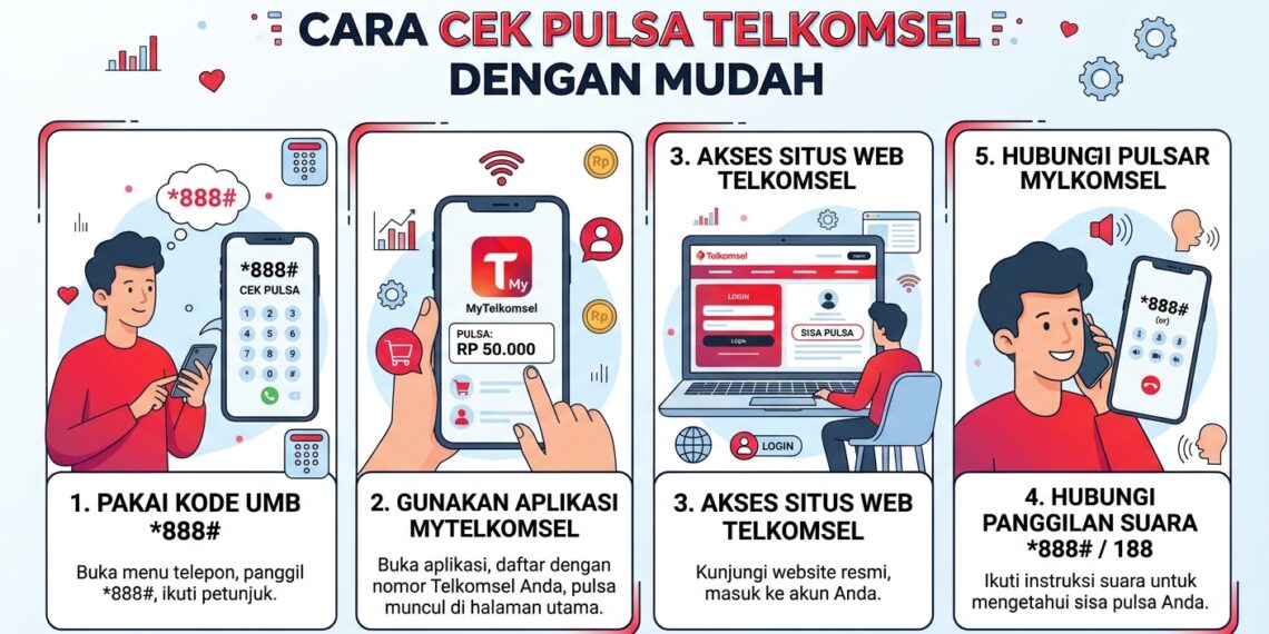 Cara Cek Pulsa Telkomsel dengan Mudah